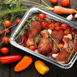 4583 ALUMINIUM FOIL CONTAINER (2100ML) WITH PAPER LID - Image 3