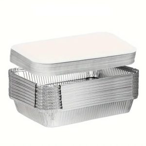4153 ALUMINIUM FOIL CONTAINER WITH PAPER LID (890ML) - Image 2
